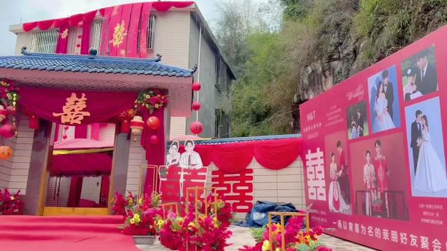 婚庆赛道文案素材 - 周田高桥村马府结婚喜事 #百年好合 #农村婚礼 #周田婚礼 #周田万年情婚礼策划 #周田小飞哥 - 周田万年情婚礼策划(小飞哥)作品