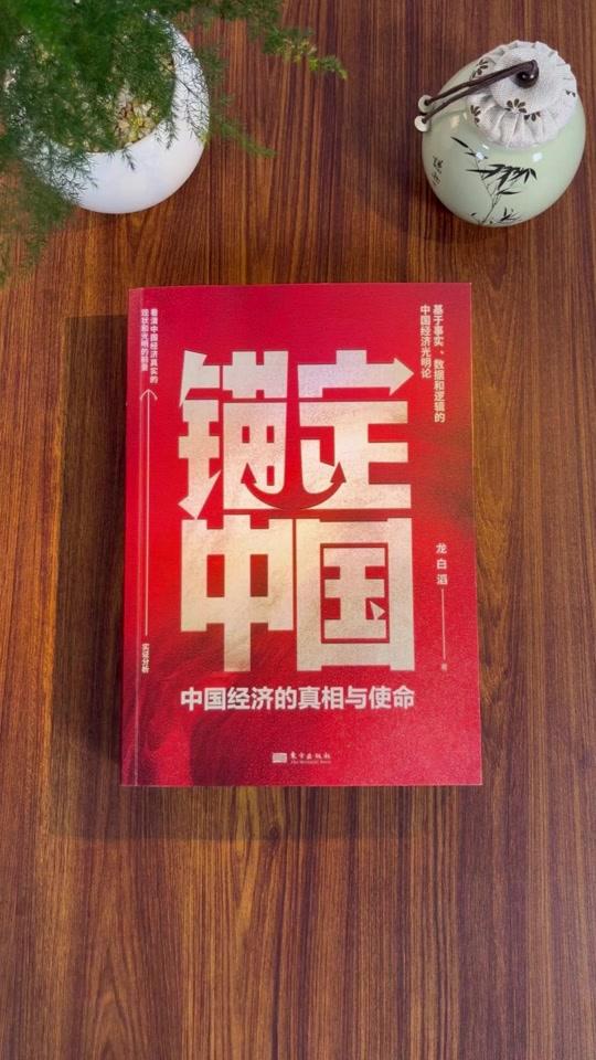 读书分享赛道文案素材 - 《锚定中国》用实证数据,重新读懂大国经济逻辑。 #锚定中国 #宏观经济 #读书 #认知提升 #好书分享 - 沐风悦读作品