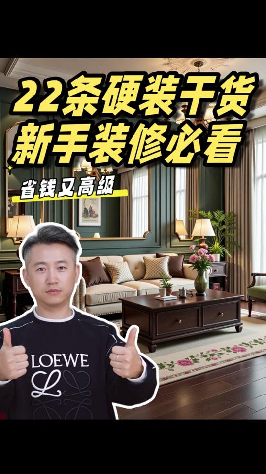 装修赛道文案素材 - 装修花了几十万,住进去才发现全浪费了! 听我一句劝:硬装是遮丑,不是显摆。这22条硬装准则,救了无数装修小白!#硬装 #装修避坑 #轻硬装重软装 #装修干货 #家装装修 - 白发先生聊装修设计作品