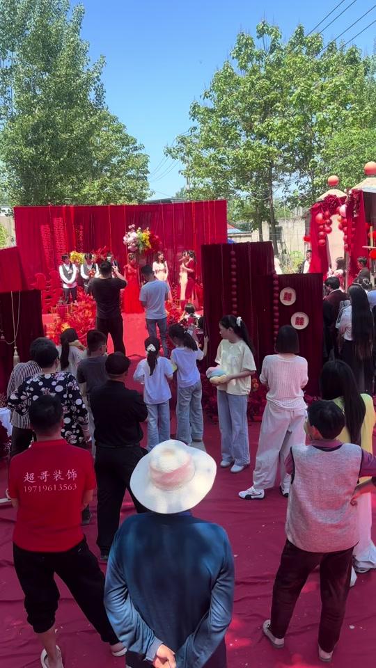 婚庆赛道文案素材 - #农村婚礼布置 #农村婚礼策划布置现场 - 地城张玲婚庆作品