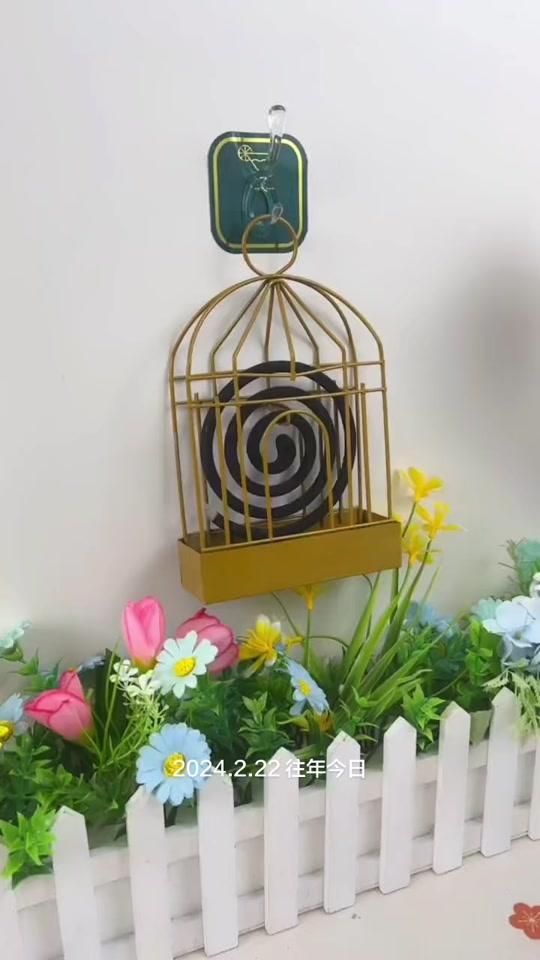 家居赛道文案素材 - 创意又安全方便的#鸟笼蚊香架 #美观实用 #实用分享 #好物分享 #家居好物 - 晓梦好物作品