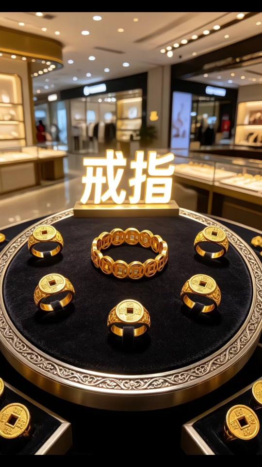 戒指赛道文案素材 - 钛钢戒指 高级感轻奢款女男士素圈金色戒指小众情侣对戒手饰品#戒指 #素圈戒指 #金色戒指 #戒指首饰 #戒指推荐 - 姐姐很骄傲作品